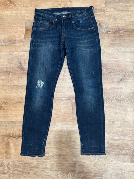 R13 Denim - R13 Women's Distressed Vintage Blue Boy Skinny Jeans